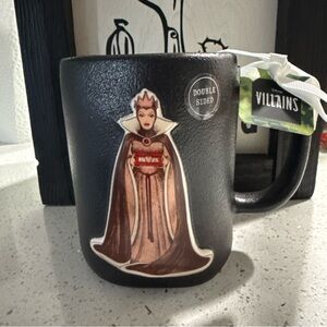 Rae Dunn Black Villain Evil Queen Mug